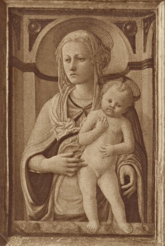 Anonimo — Lippi Filippo - sec. XV - Madonna con Bambino — insieme